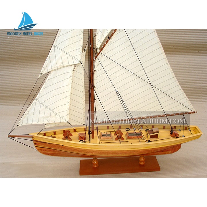Sailing Boat Puritan Wood Model Lenght 60