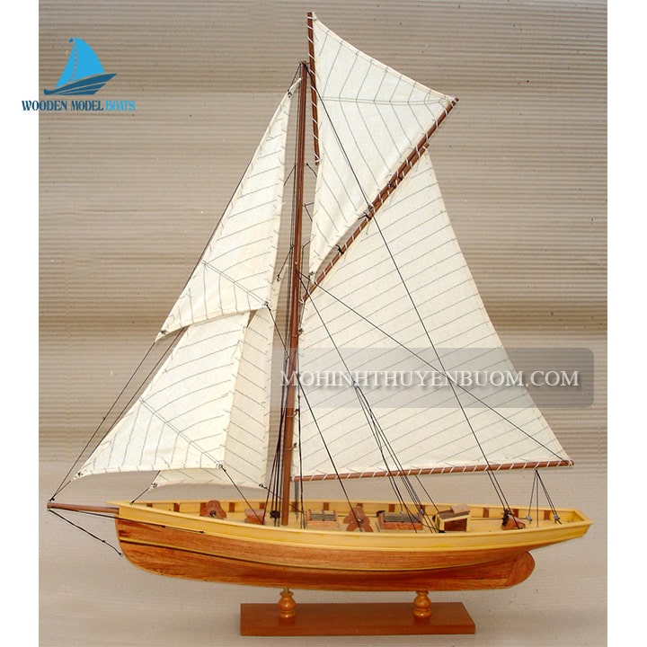 Sailing Boat Puritan Wood Model Lenght 60