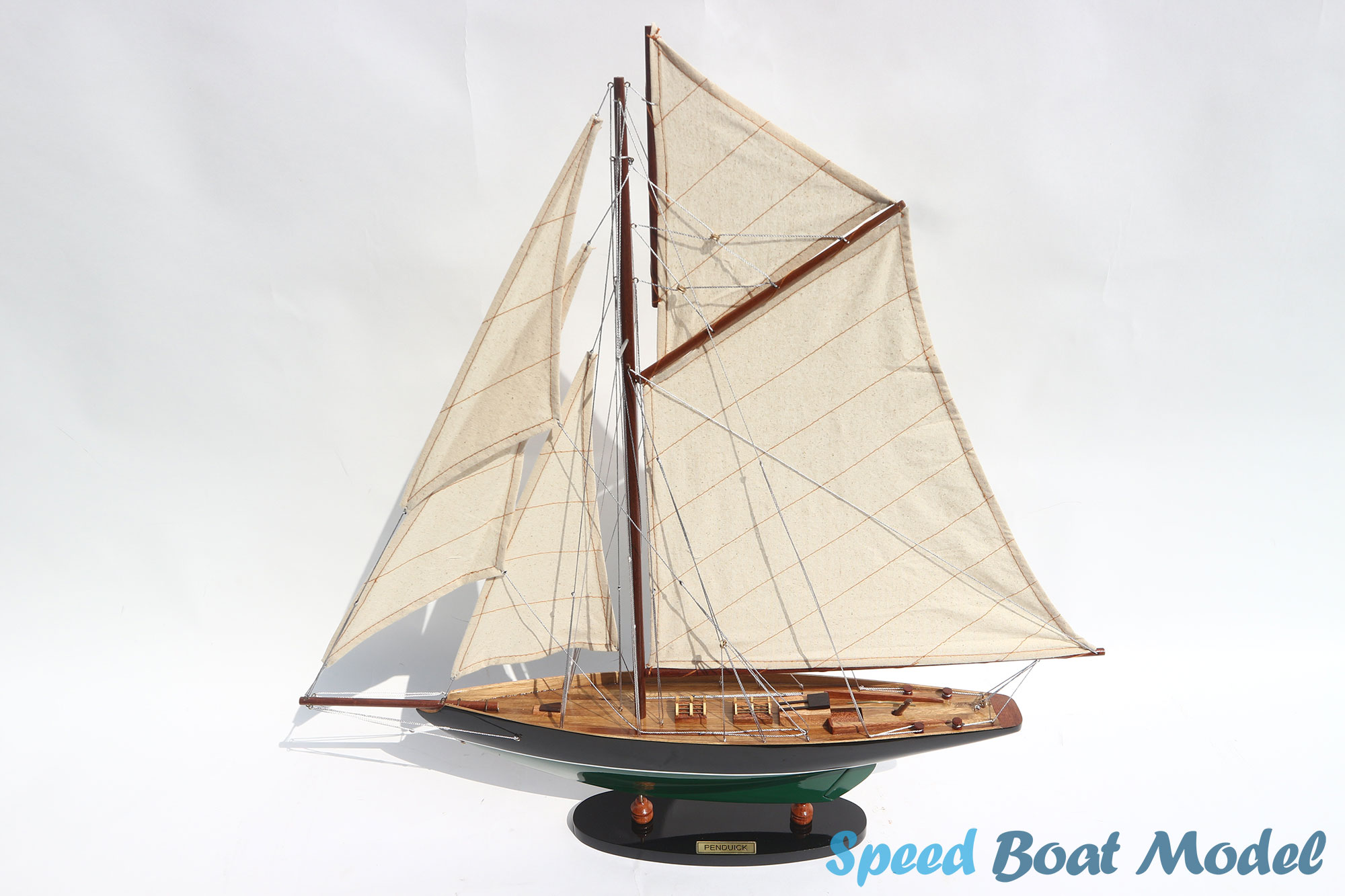 Penduick Painted Sailing Boat Model 23.6"