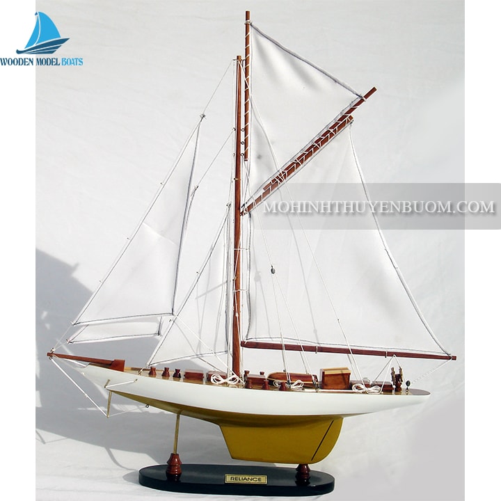 Sailing Boat Reliance Painted Model