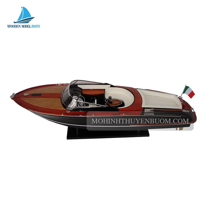 Classic Speed Boat Riva Aquaiva Grey Model Lenght 88
