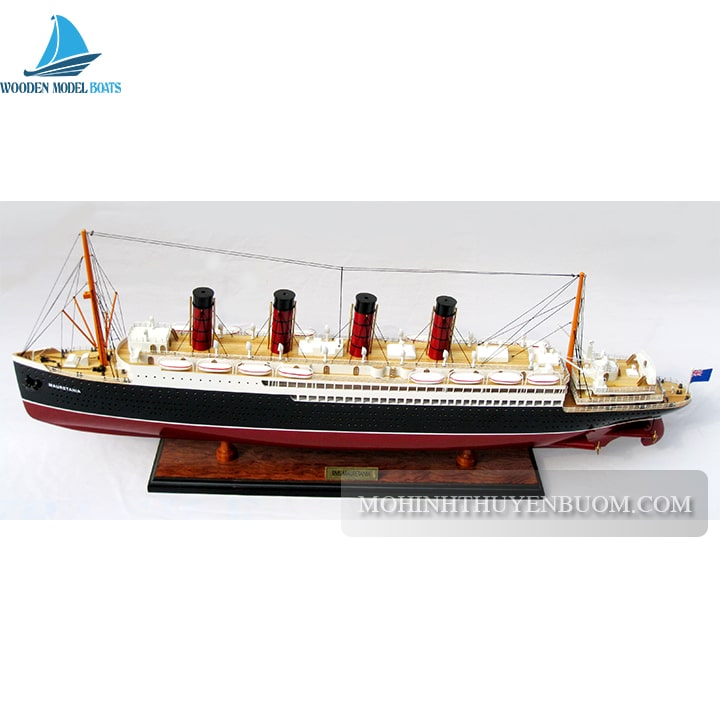 Ocean Liner Rms & Hmhs Mauretania Model Lenght 80