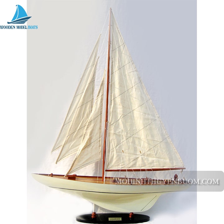 Tall Ship Shamrock Painted Caramel Model