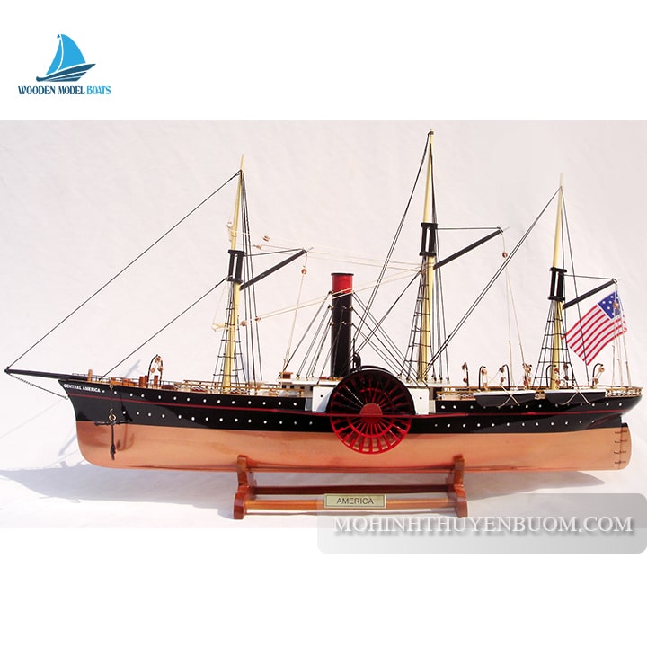 Tall Ship Ss Central America Model Lenght 62/67