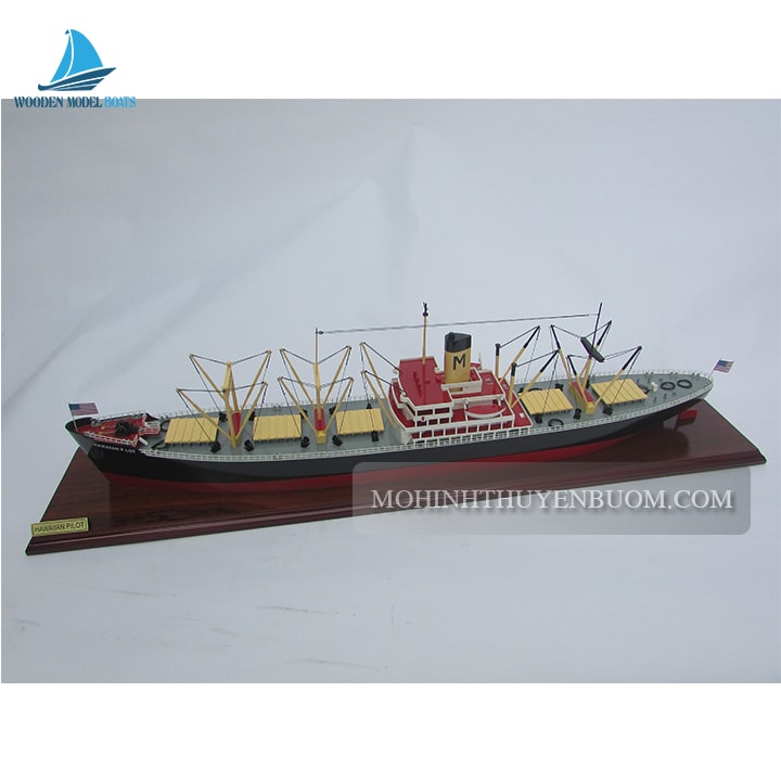 Commercial Ship Hawaiian Pilot Waterline Model Lenght 87