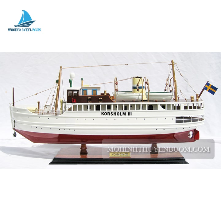 Ocean Liner Ss Korsholm III Model Lenght 60