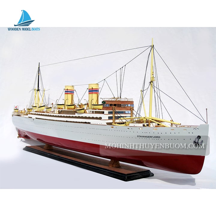 Ocean Liner Ss Stavangerfjord Model Lenght 102