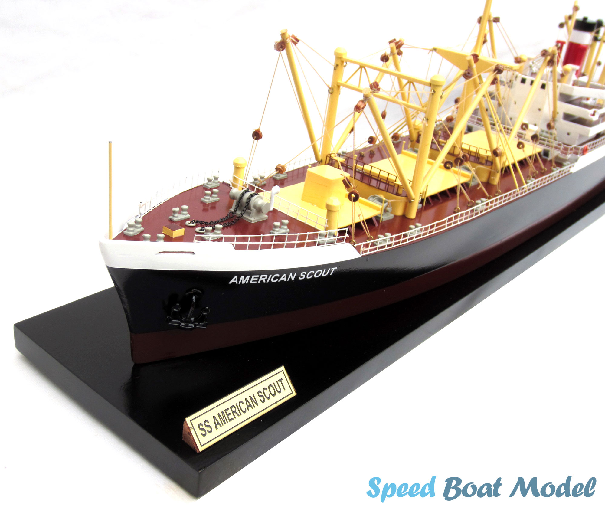 Ss American Scout C2 Waterline Commercial Ship Model 34.2