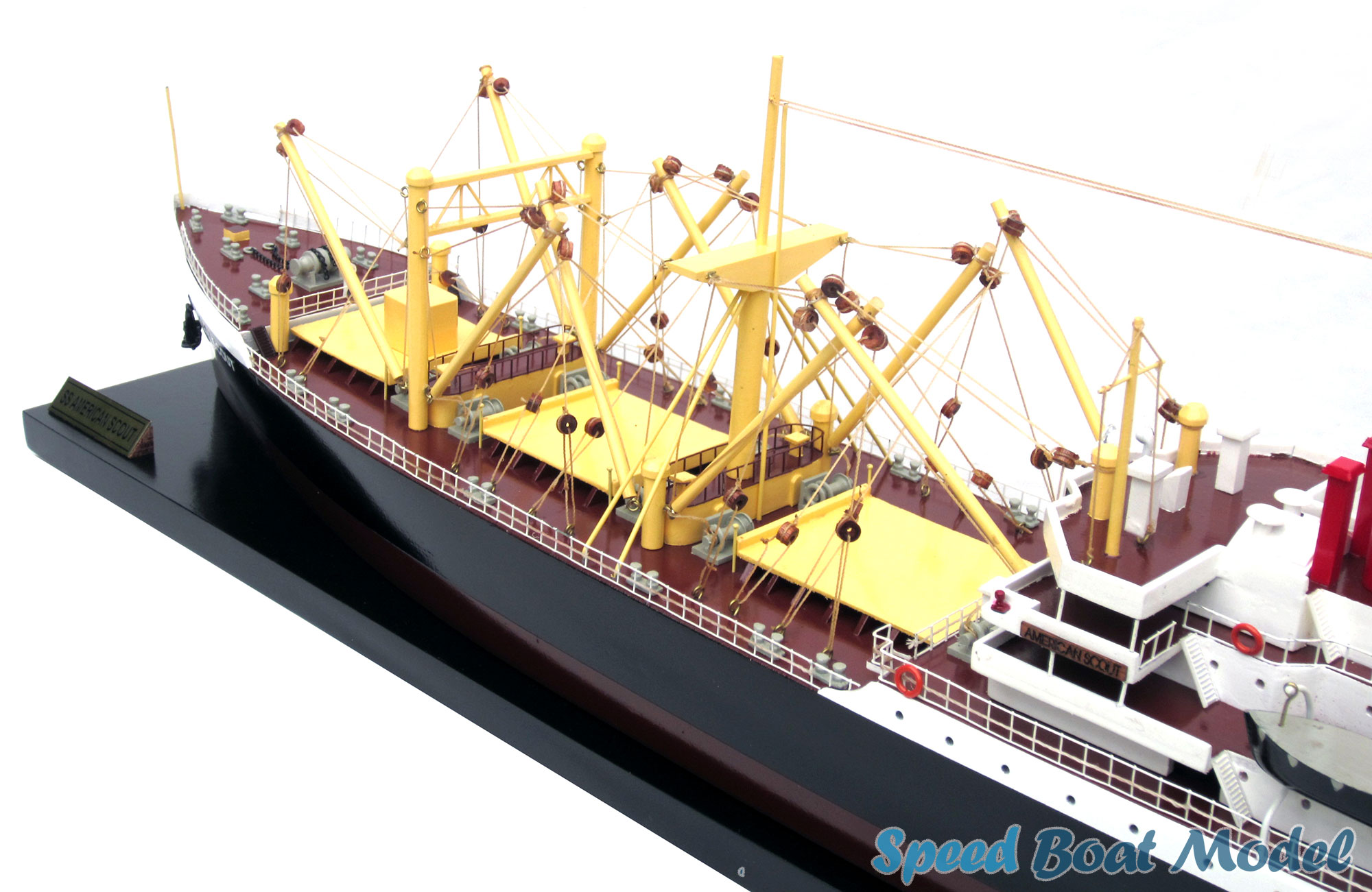 Ss American Scout C2 Waterline Commercial Ship Model 34.2