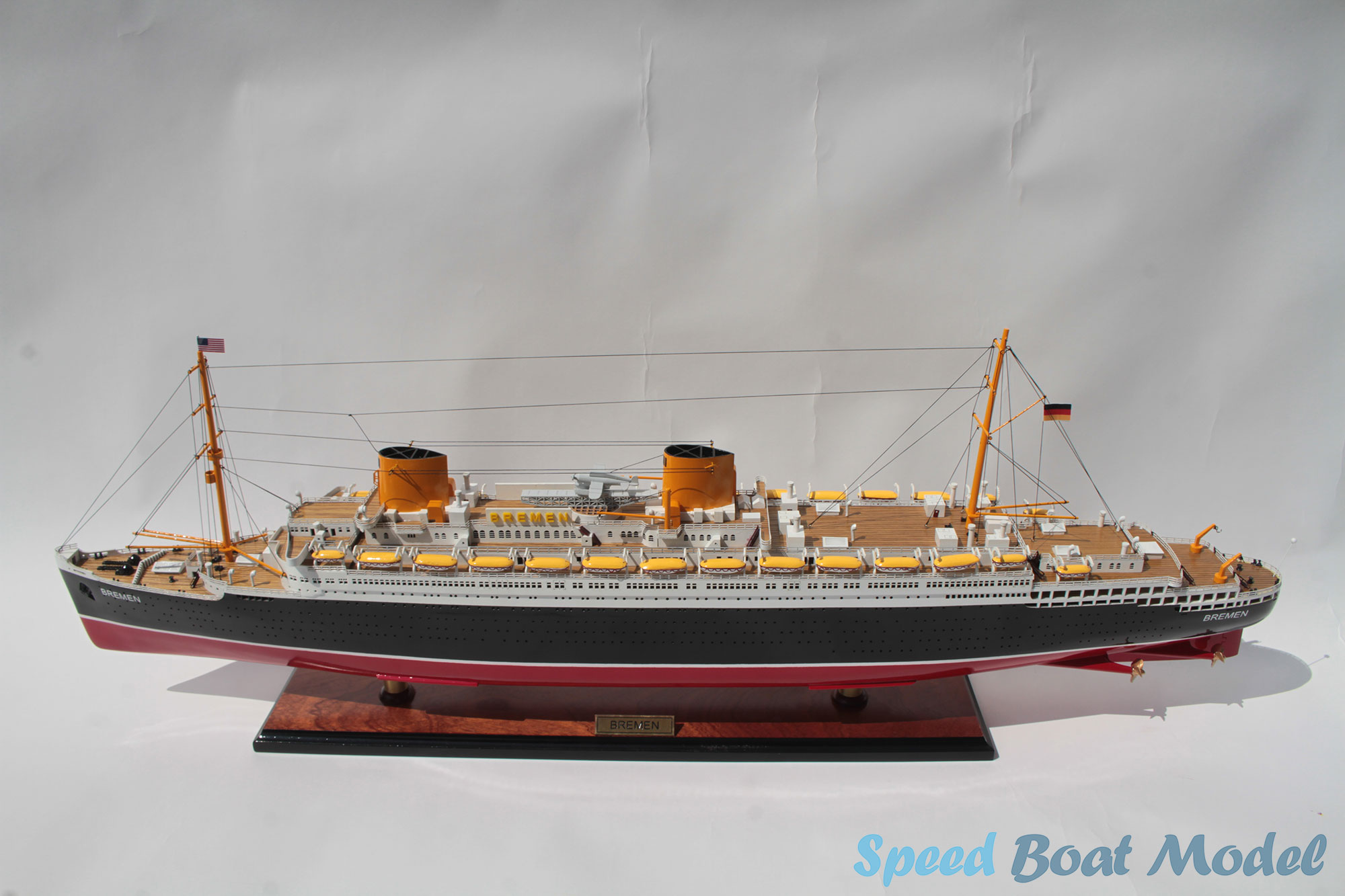 Ss Bremen Ocean Liner Model 37"