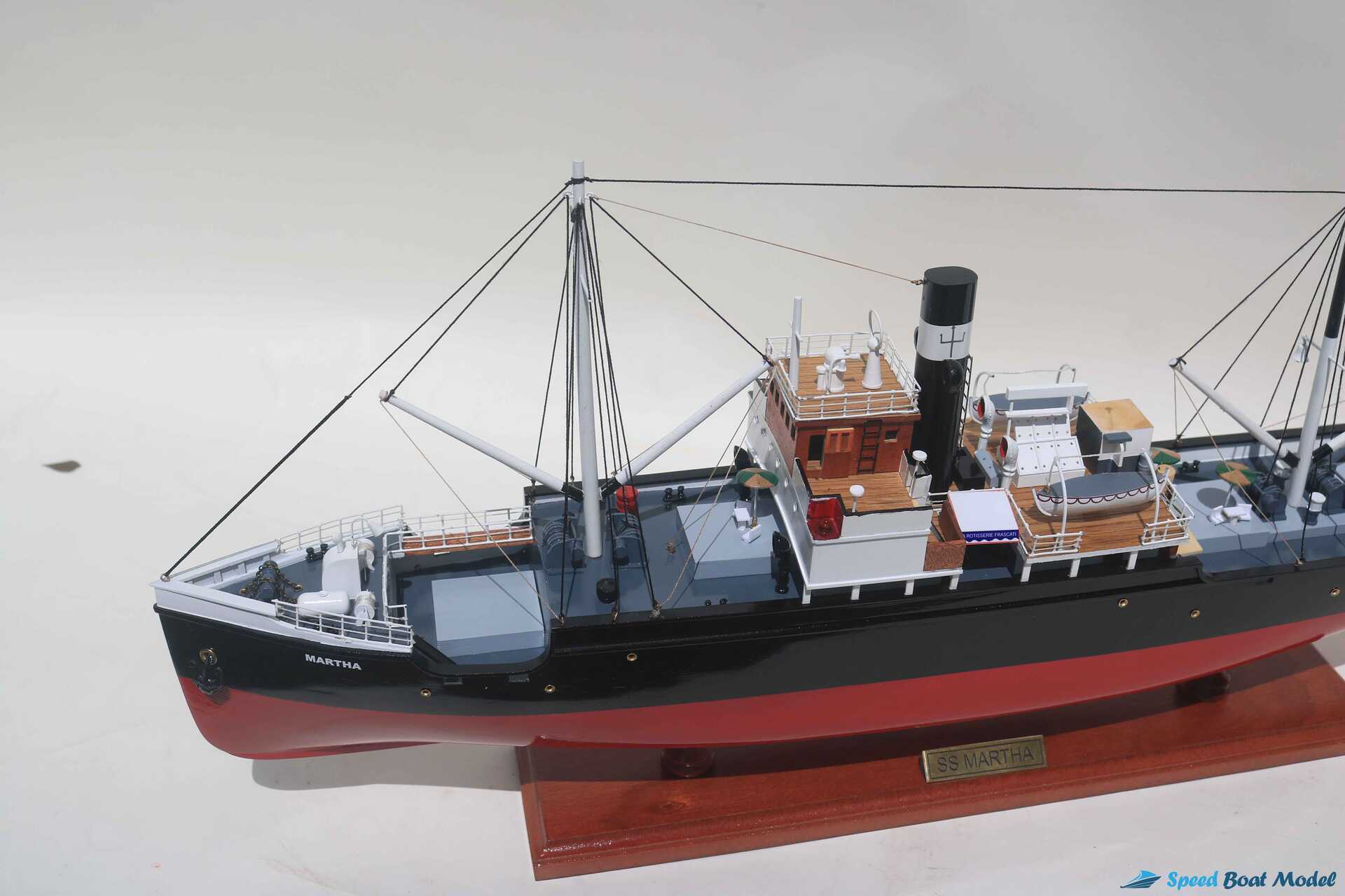 Ss Martha Wooden Ship Model (10) Speed Boad Model Ss Martha Wooden Ship Model (10) Speed Boad Model