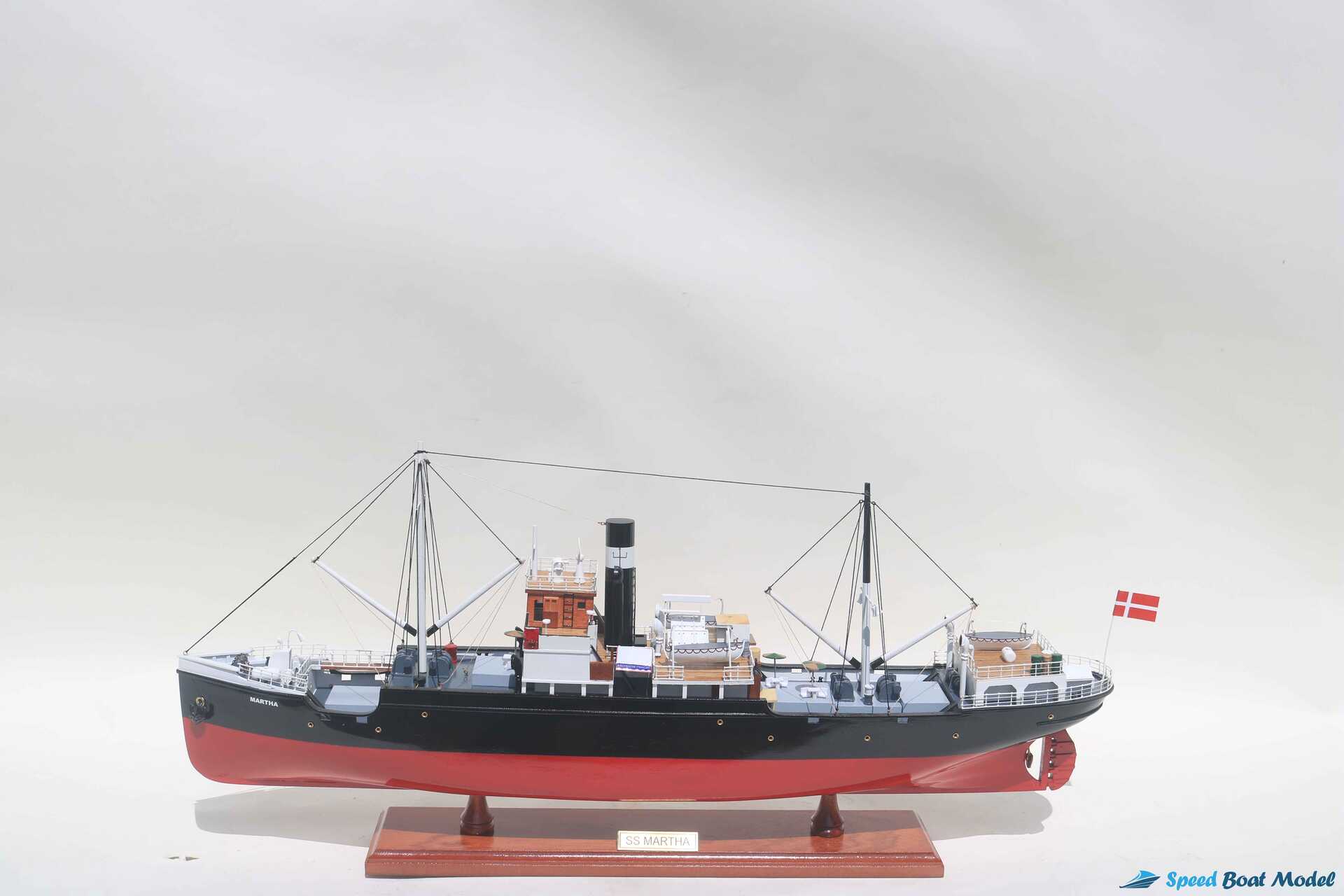 Ss Martha Wooden Ship Model (15) Speed Boad Model