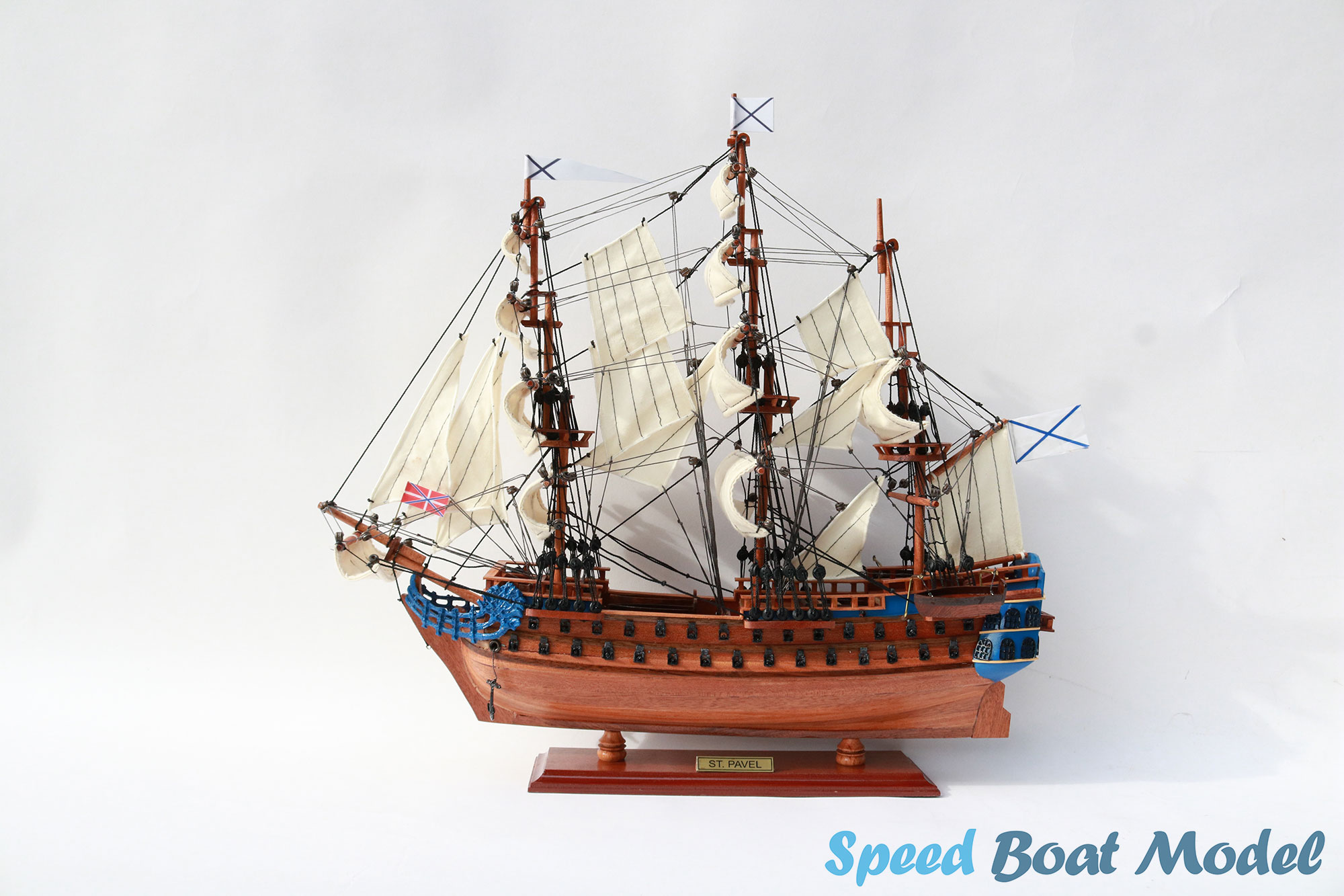 St. Pavel Tall Ship Model 15.7"/ 20.4"