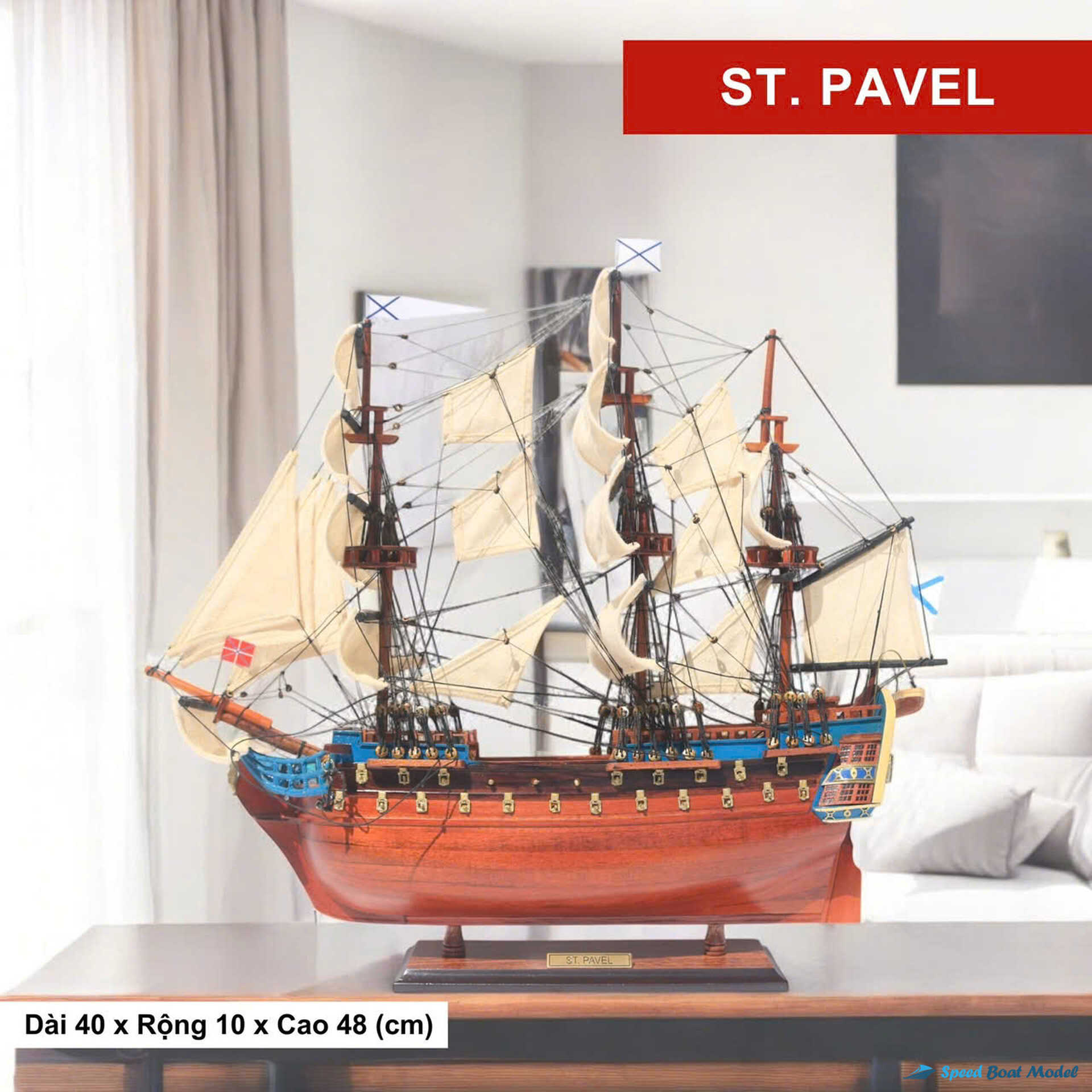 St. Pavel Tall Ship Model Speed Boad Model