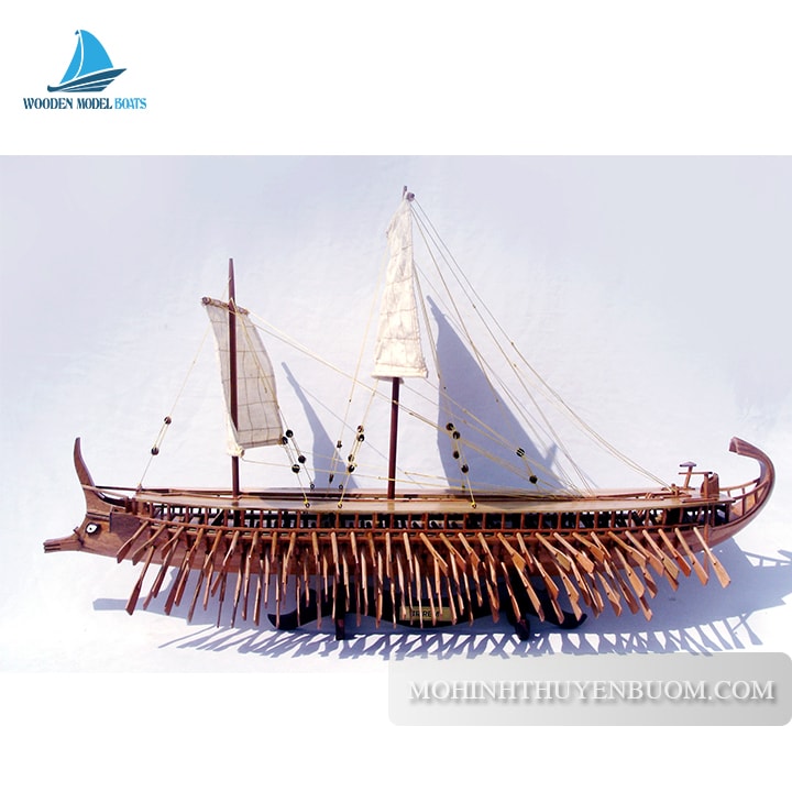 Traditional Boat Trireme Model Lenght 86