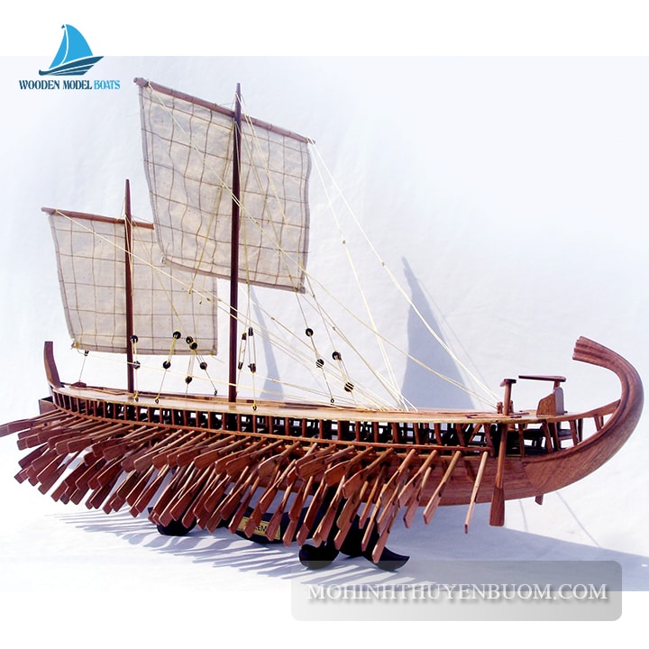 Traditional Boat Trireme Model Lenght 86