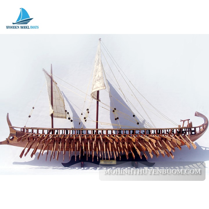 Traditional Boat Trireme Model Lenght 86