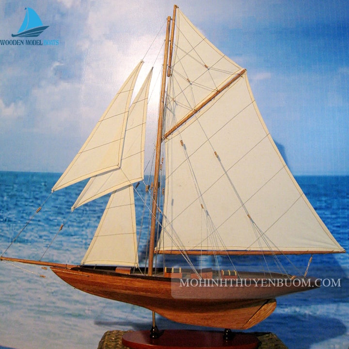 Sailing Boat Tuiga Wood Model Lenght 60