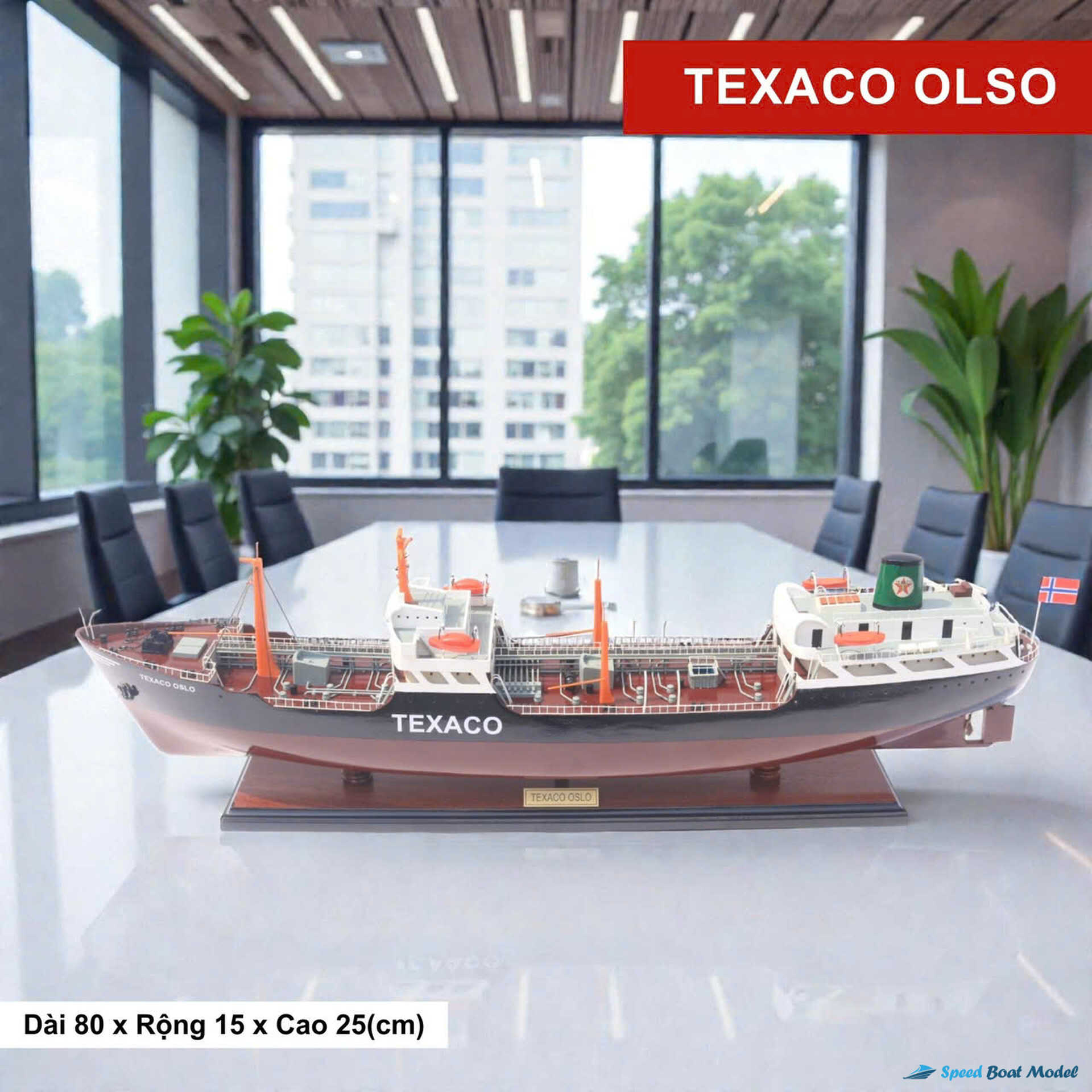 Texaco Oslo Commercial Ship Model Speed Boad Model