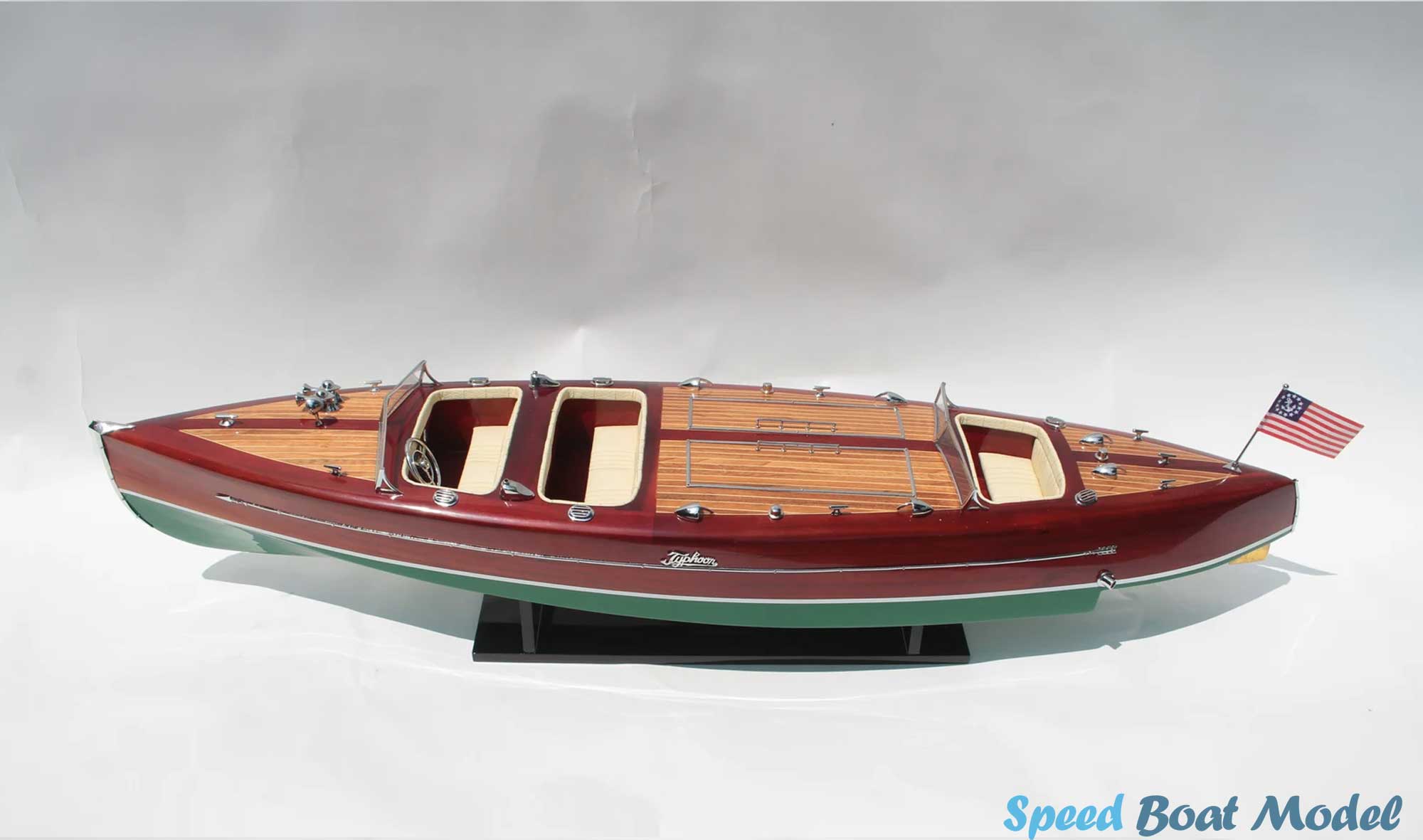 Typhoon Painted Speed Boat Model 39.5