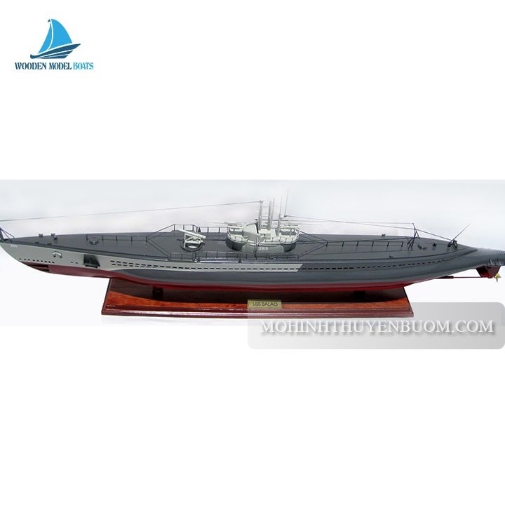 Uss Balao Submarine Warship Model Lenght 100