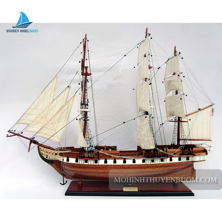 Tall Ship Uss Constellation Model Lenght 80