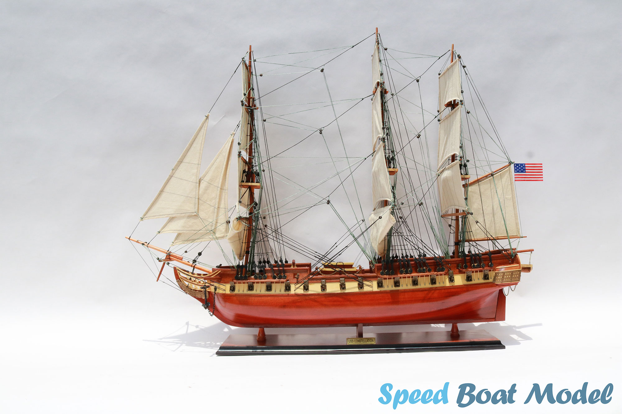 Uss Constellation Tall Ship Model 27.5