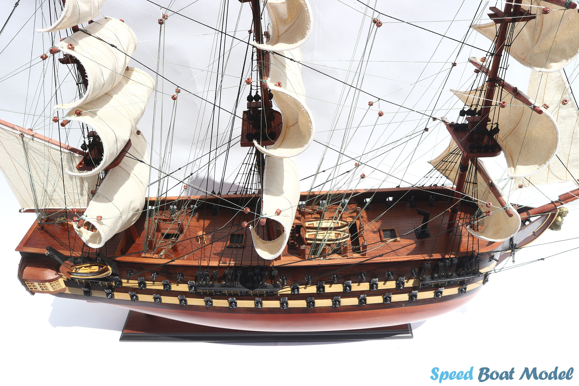 Uss North Carolina Tall Ship Model