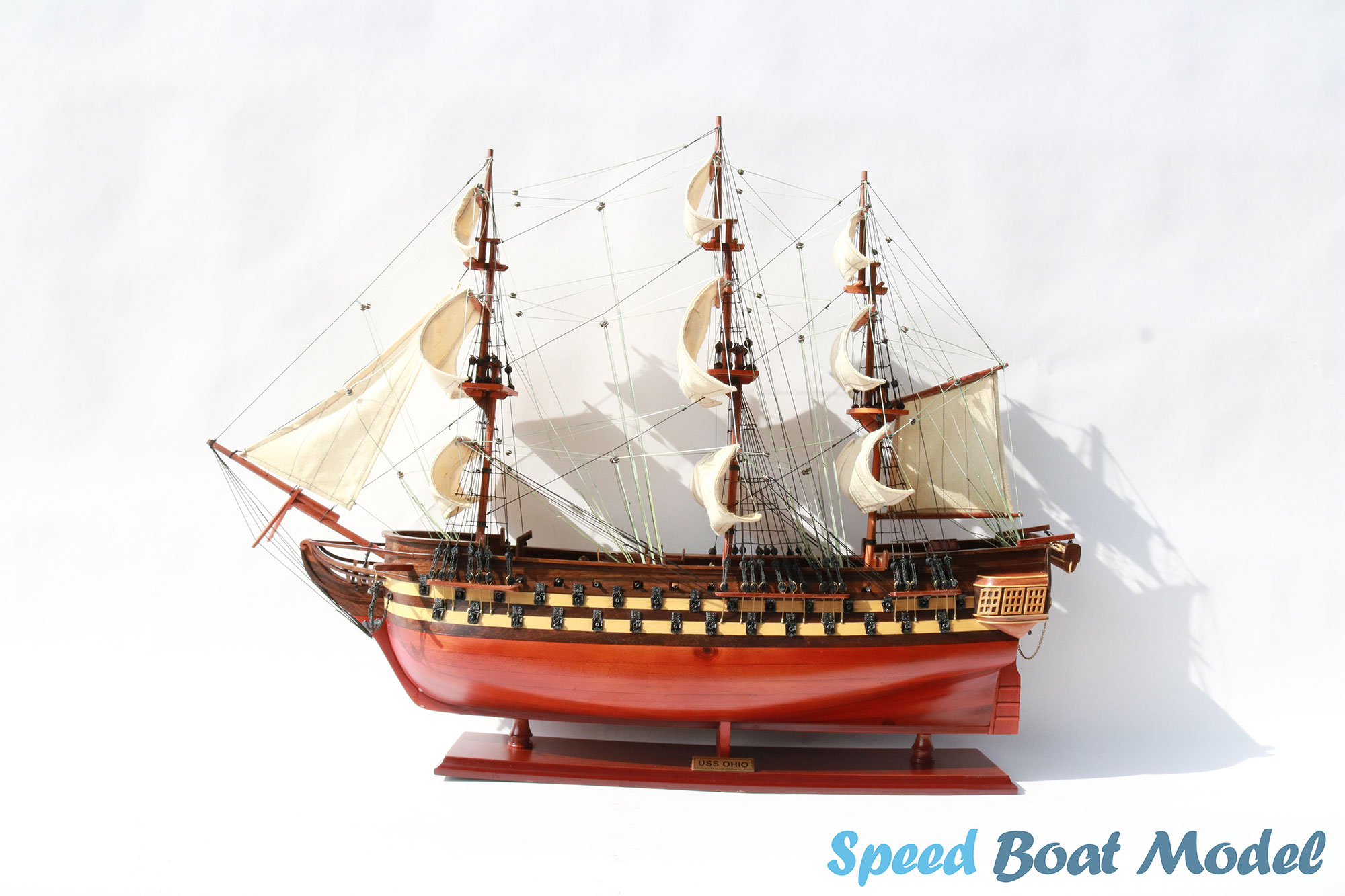 Uss Ohio Tall Ship Model 31.8"/37"