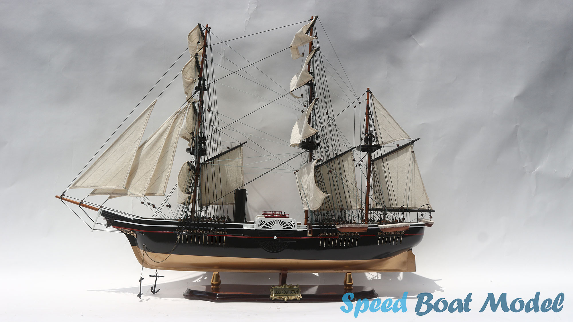 Uss Powhatan Tall Ship Model 31.4