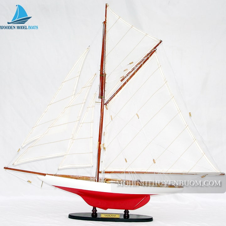Sailing Boat Vigilant Painted Model