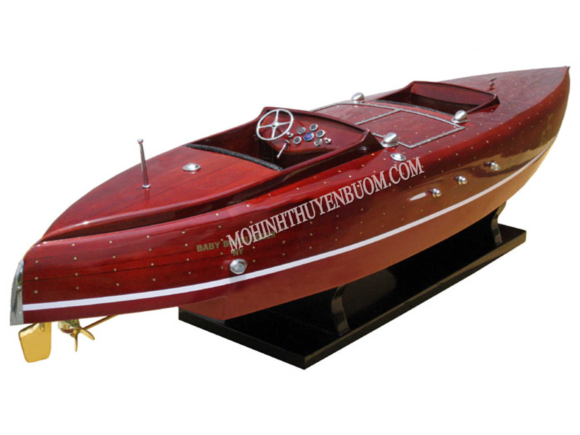 Classic Speed Boat Baby Bootlegger Model Lenght 90