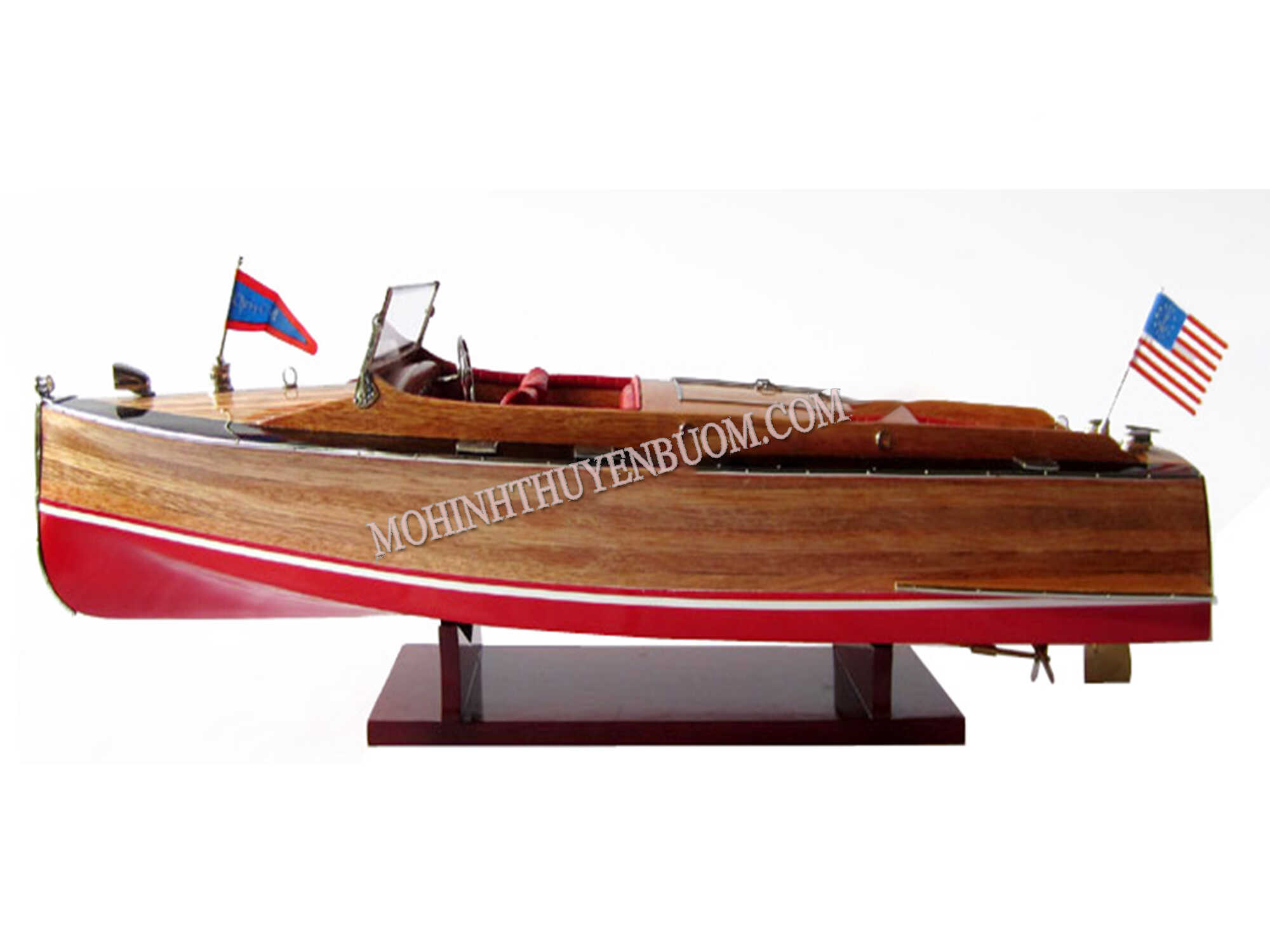 Chris Craft Runabout Classic Boat Model