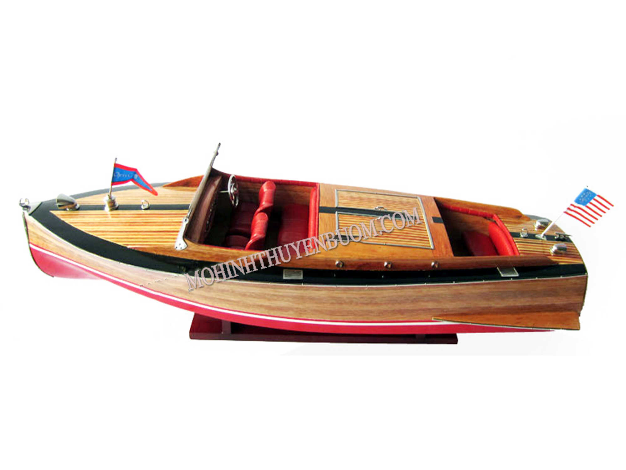 Chris Craft Runabout Classic Boat Model