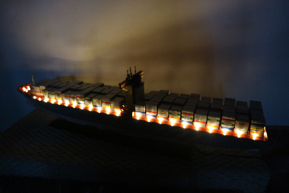 Emma Maersk Boat Model With Light Lenght 105