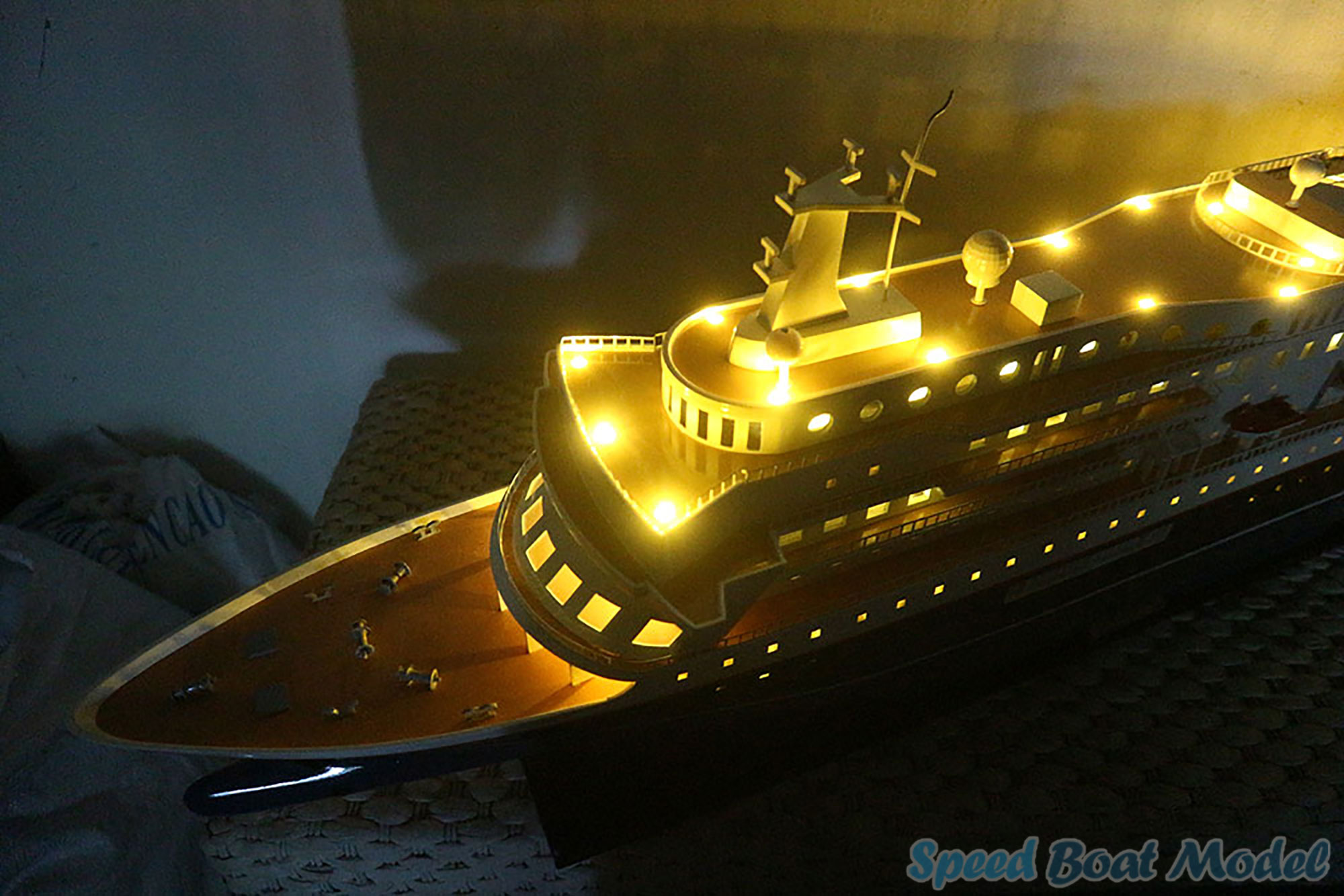 Nippon Maru Boat Model With Light 39.3"