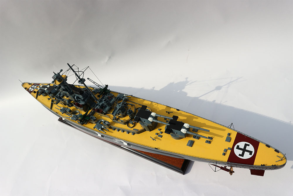 Bismarck Warship Model Boat