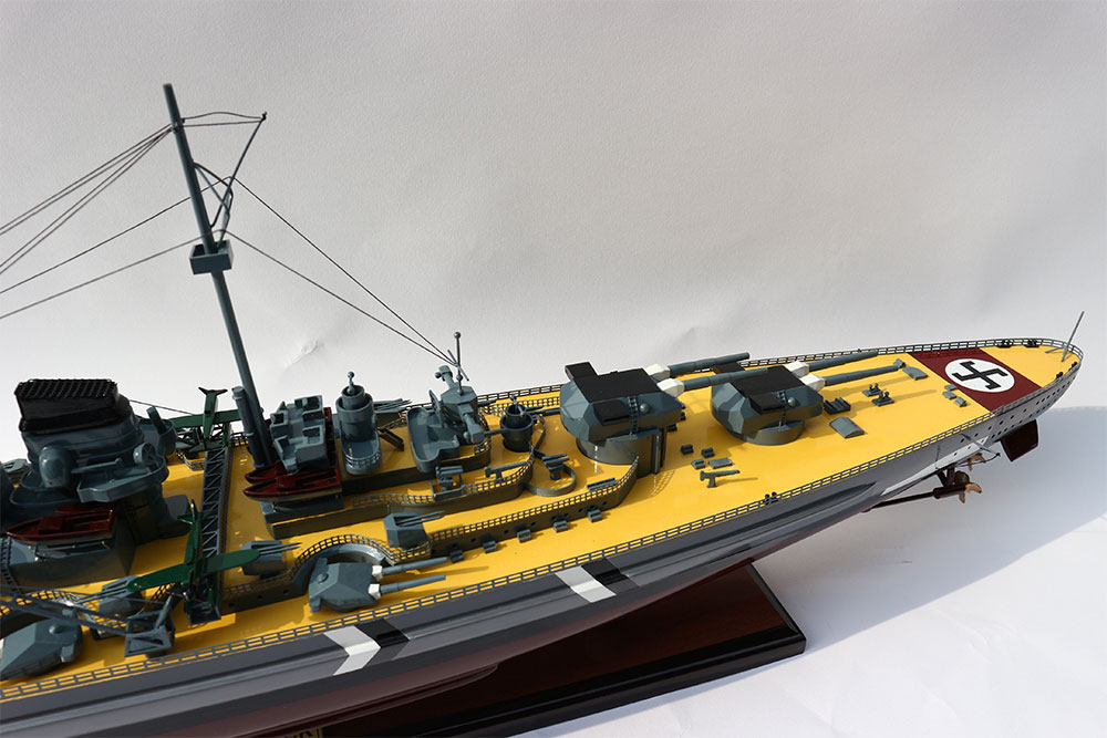 Bismarck Warship Model Boat