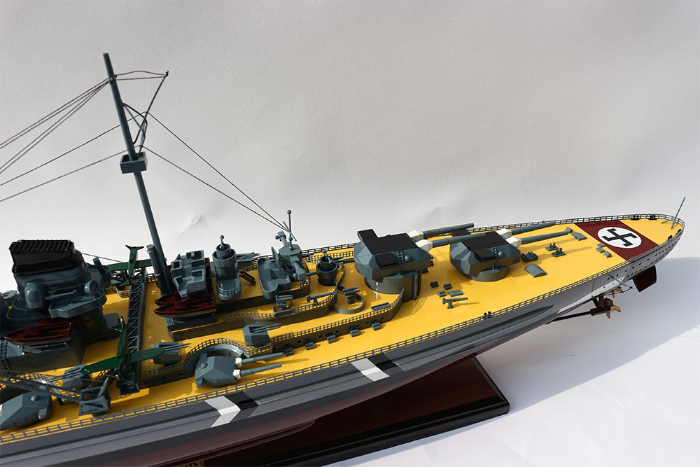 Bismarck Warship Model Boat 20 Bismarck Warship Model (6)