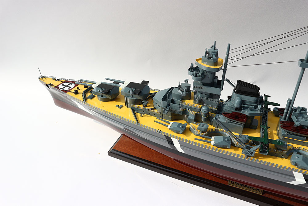 Bismarck Warship Model Boat 21 Bismarck Warship Model (7)