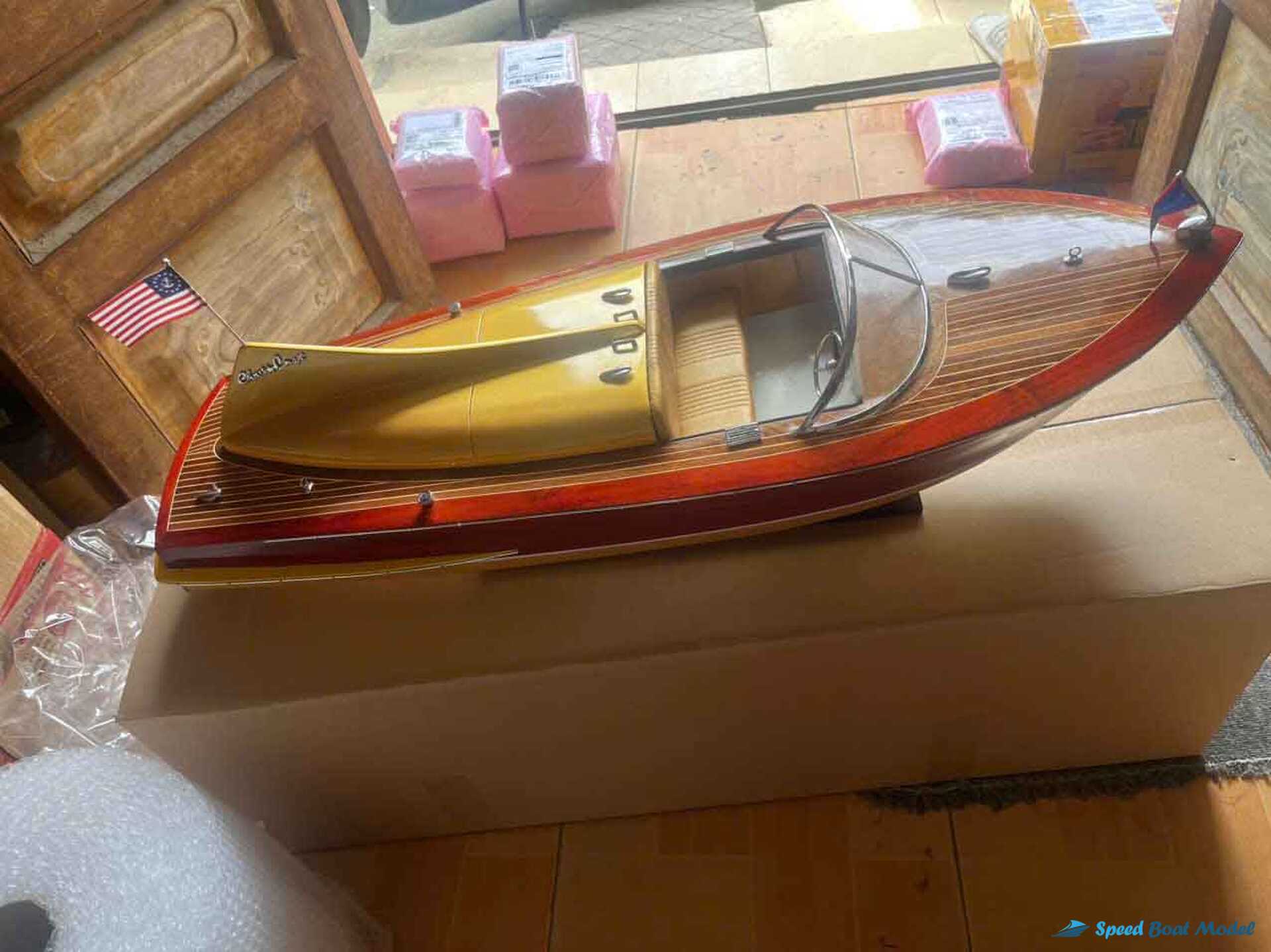Chris Craft Cobra 1955 Classic Speed Boat Model 35.4" 10 Chris Craft Cobra 1955 Classic Speed Boat Model (10) Speed Boad Model