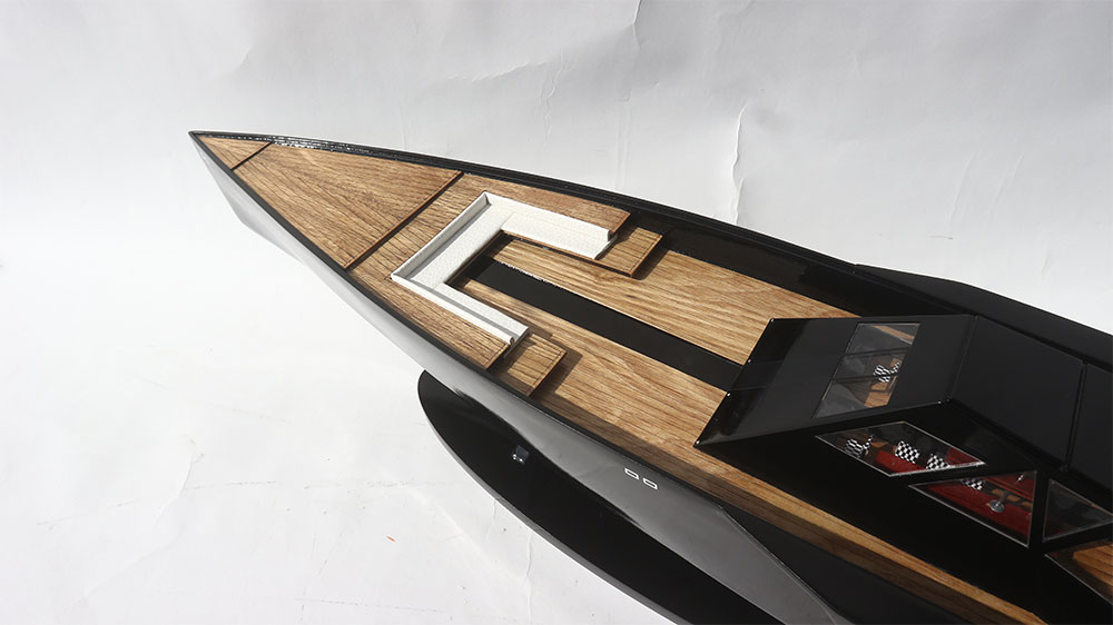 Modern Yacht Wally Power 118 Black Model 13 Modern Yacht Wally Power 118 Black Model (1)