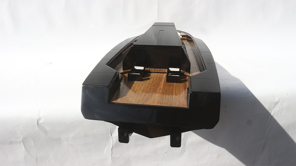 Modern Yacht Wally Power 118 Black Model 14 Modern Yacht Wally Power 118 Black Model (2)