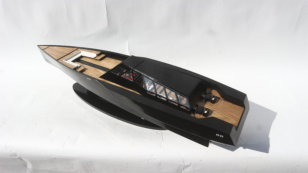 Modern Yacht Wally Power 118 Black Model 18 Modern Yacht Wally Power 118 Black Model (5)