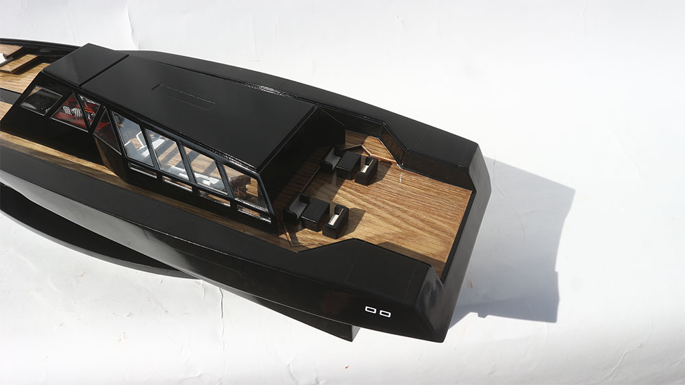 Modern Yacht Wally Power 118 Black Model 17 Modern Yacht Wally Power 118 Black Model (6)