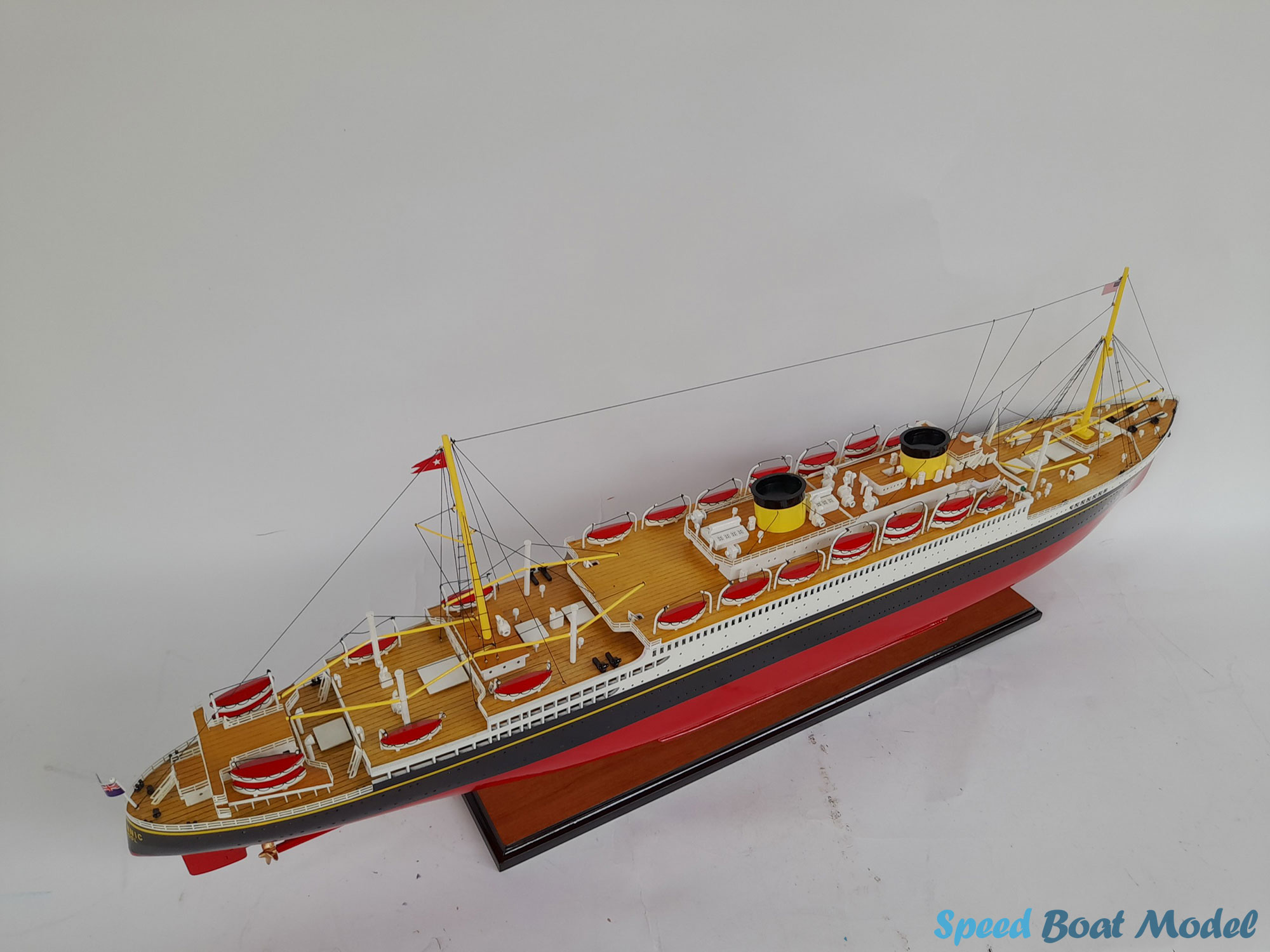Rms Britannic Wooden Ocean Liner Model 32.2