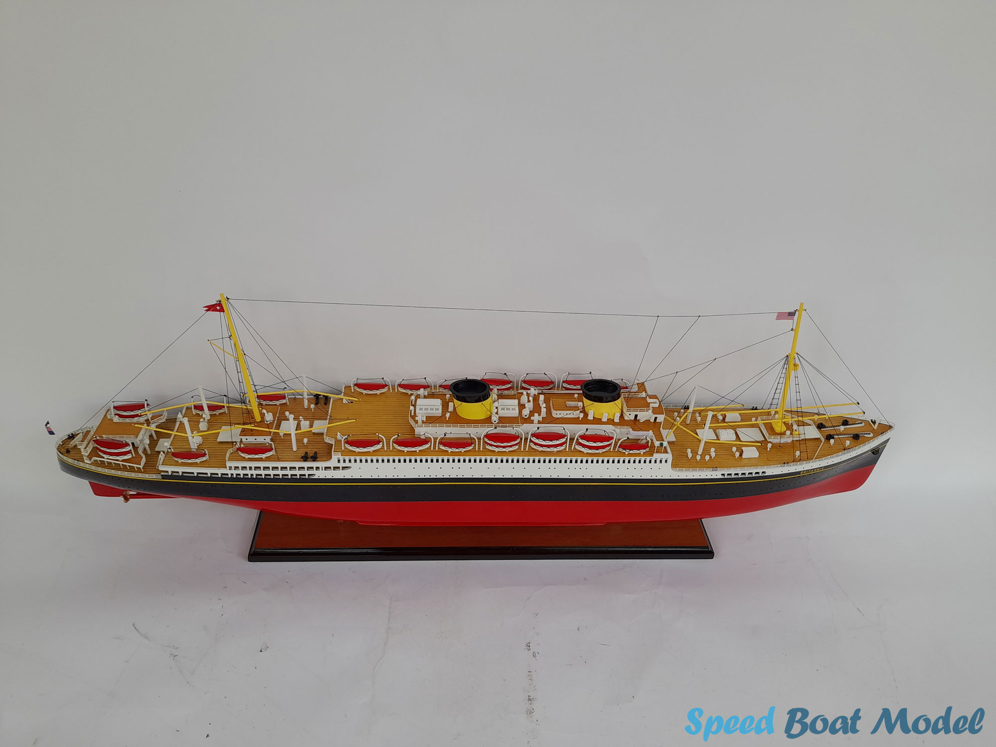 Rms Britannic Wooden Ocean Liner Model 32.2
