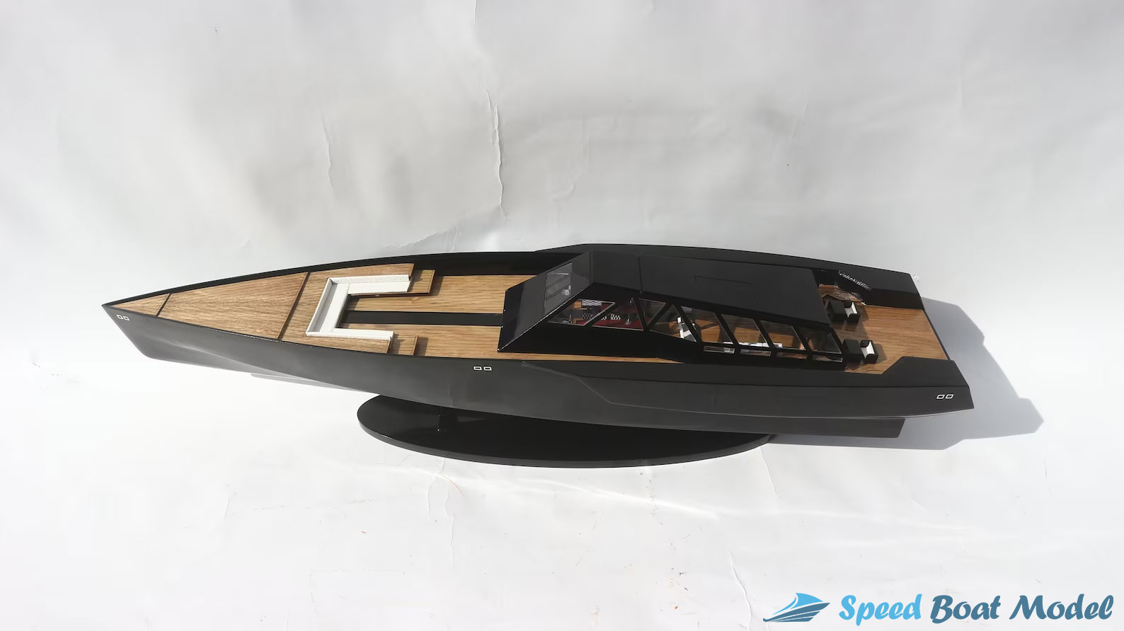 Wally Power 118 Black Modern Yacht Model
