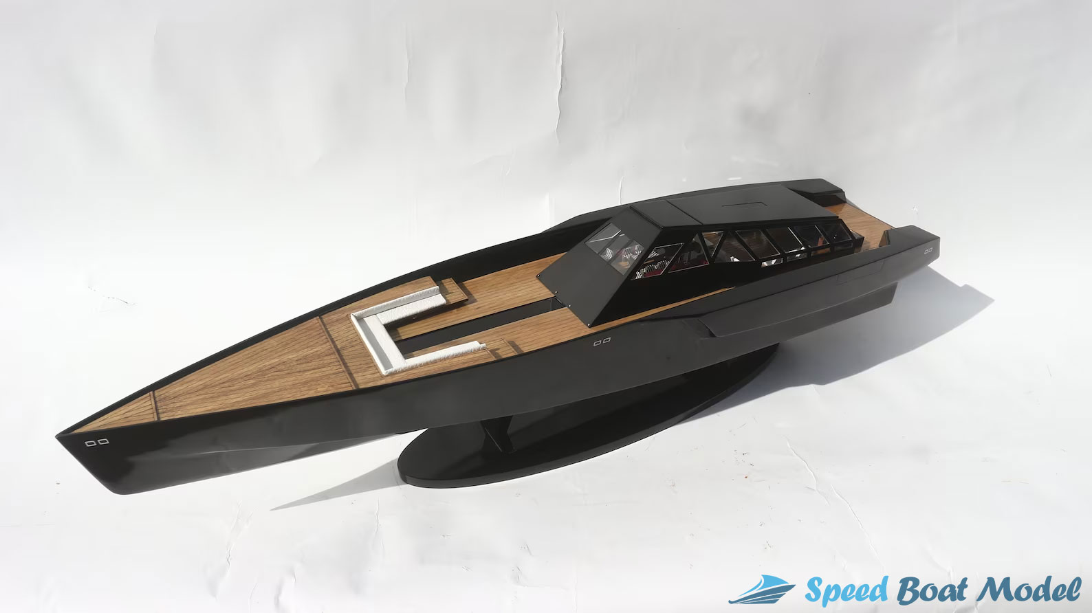 Wally Power 118 Black Modern Yacht Model