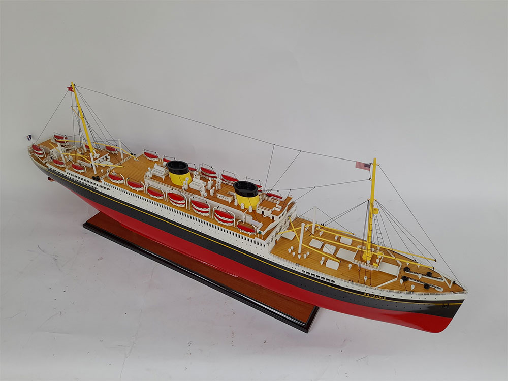Wooden Ocean Liners Rms Brintannic Model (3)